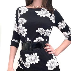 Charter Club knit floral vacation tunic